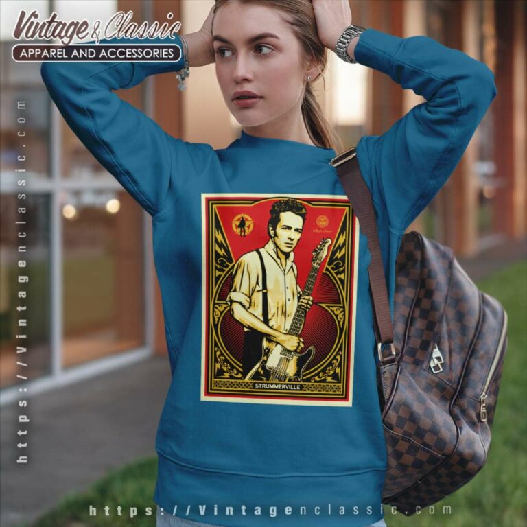 The Clash Joe Strummer Sweatshirt The Clash Joe Strummer Sweatshirt