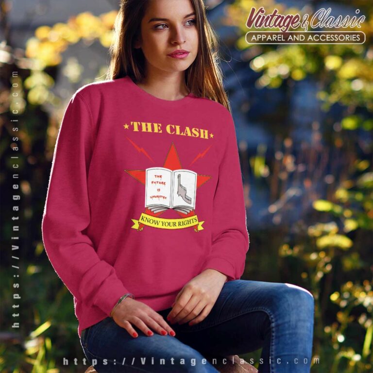 The Clash Know Your Rights Sweatshirt The Clash Know Your Rights Sweatshirt