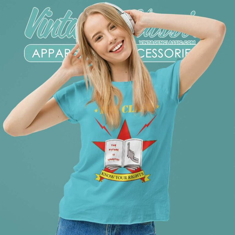 The Clash Know Your Rights Women TShirt The Clash Know Your Rights Women TShirt