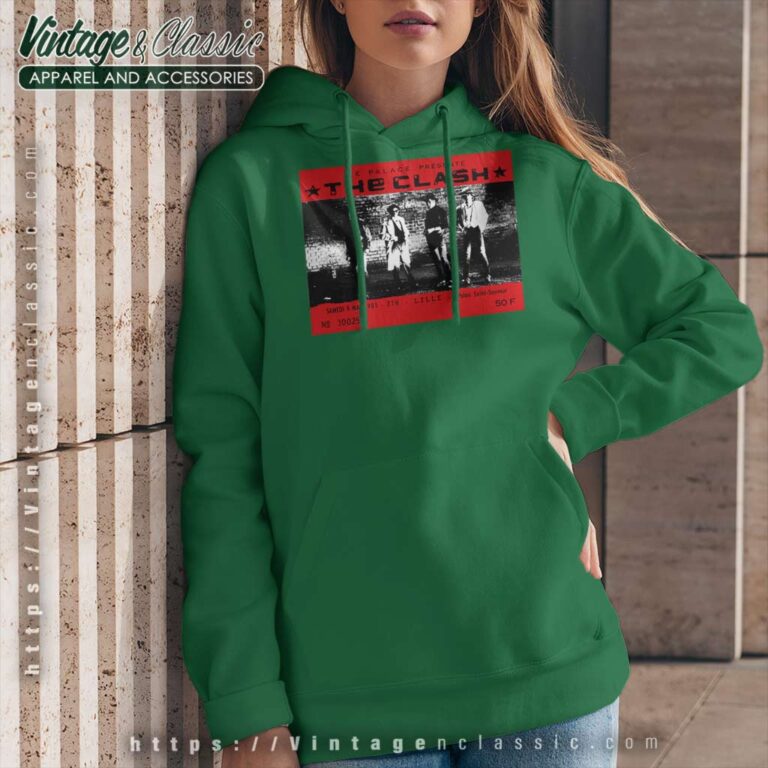 The Clash Le Palace 1981 Hoodie The Clash Le Palace 1981 Hoodie