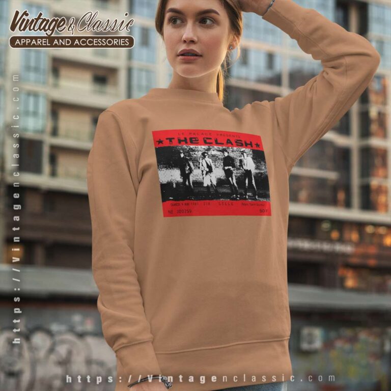The Clash Le Palace 1981 Sweatshirt The Clash Le Palace 1981 Sweatshirt