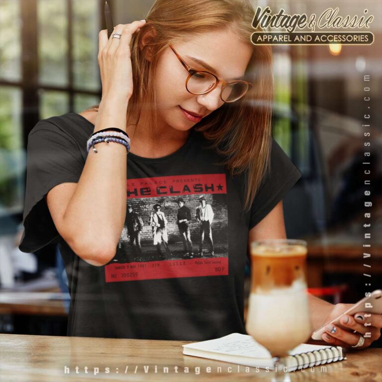 The Clash Le Palace 1981 Women TShirt The Clash Le Palace 1981 Women TShirt