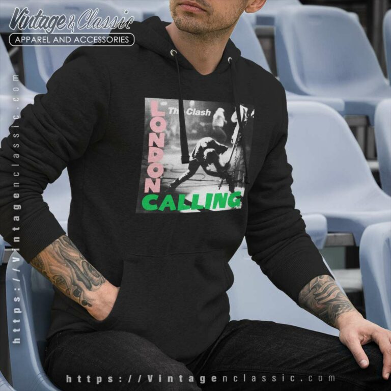 The Clash London Calling Hoodie The Clash London Calling Hoodie