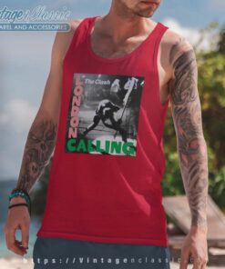 The Clash London Calling Tank Top Racerback