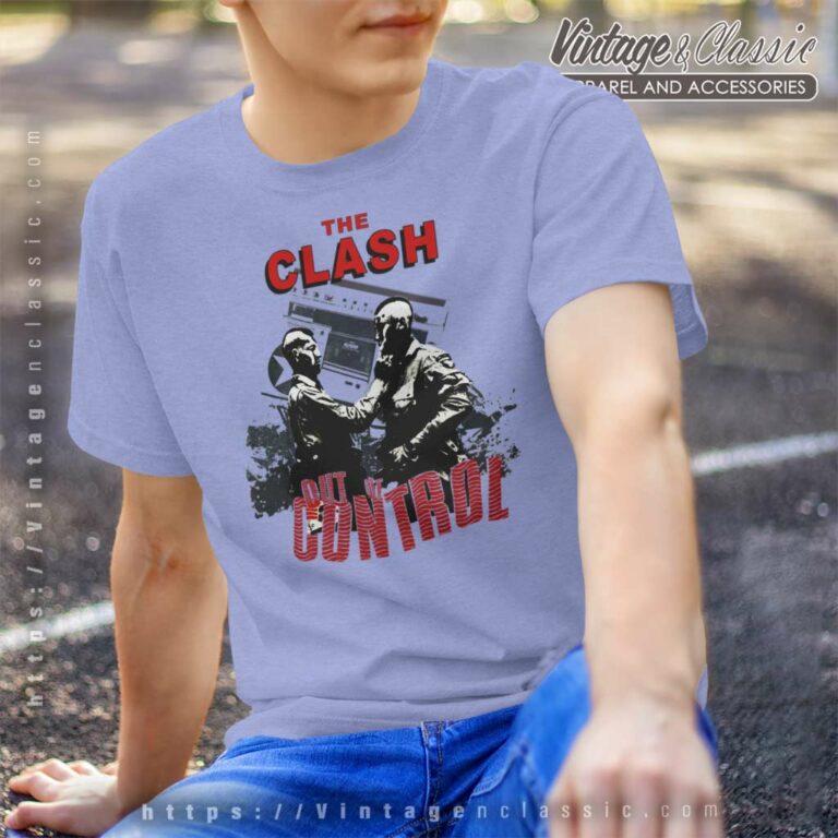 The Clash Out Of Control T Shirt The Clash Out Of Control T Shirt