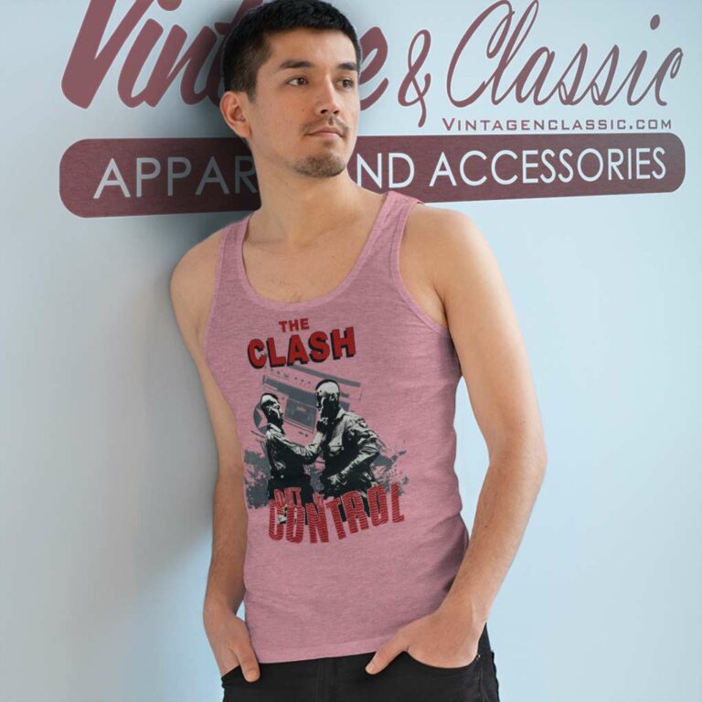 The Clash Out Of Control Tank Top Racerback The Clash Out Of Control Tank Top Racerback