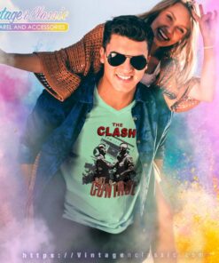 The Clash Out Of Control V Neck TShirt