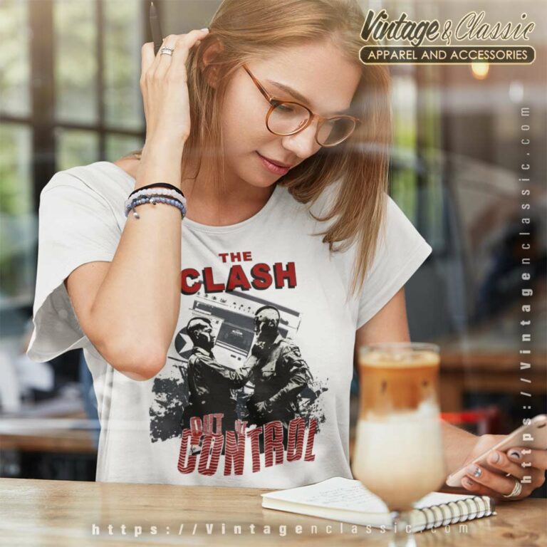 The Clash Out Of Control Women TShirt The Clash Out Of Control Women TShirt