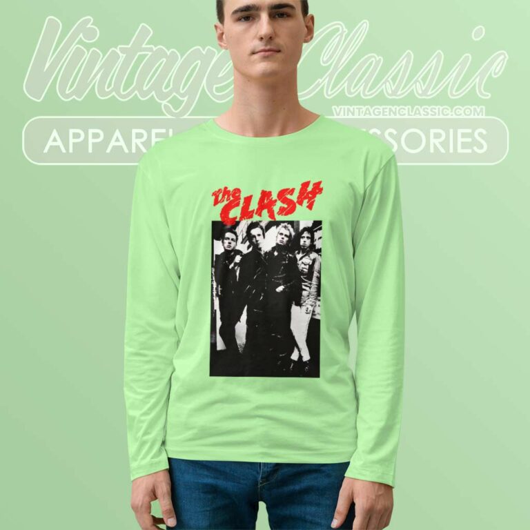 The Clash Poster Long Sleeve Tee The Clash Poster Long Sleeve Tee