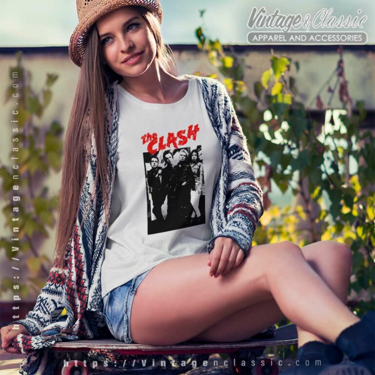 The Clash Poster Women TShirt The Clash Poster Women TShirt