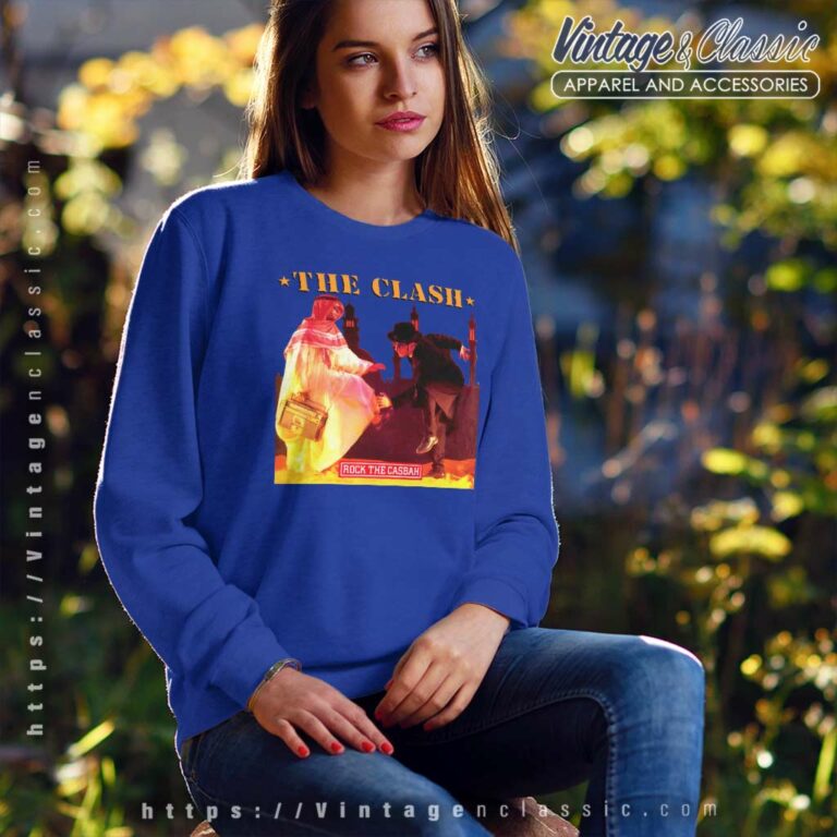 The Clash Rock The Casbah Sweatshirt The Clash Rock The Casbah Sweatshirt