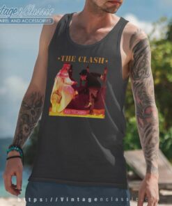 The Clash Rock The Casbah Tank Top Racerback