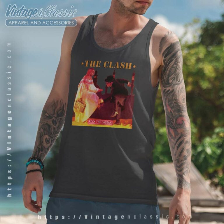 The Clash Rock The Casbah Tank Top Racerback The Clash Rock The Casbah Tank Top Racerback