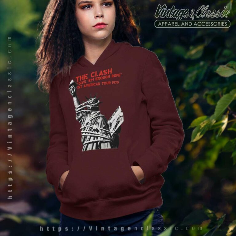 The Clash Shirt Give Em Enough Rope Hoodie The Clash Shirt Give Em Enough Rope Hoodie