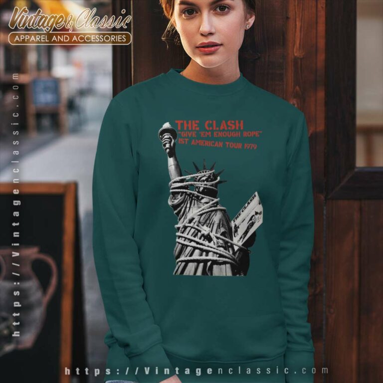 The Clash Shirt Give Em Enough Rope Sweatshirt The Clash Shirt Give Em Enough Rope Sweatshirt