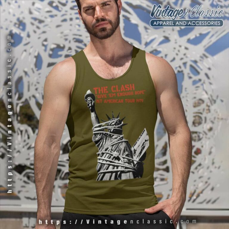 The Clash Shirt Give Em Enough Rope Tank Top Racerback The Clash Shirt Give Em Enough Rope Tank Top Racerback