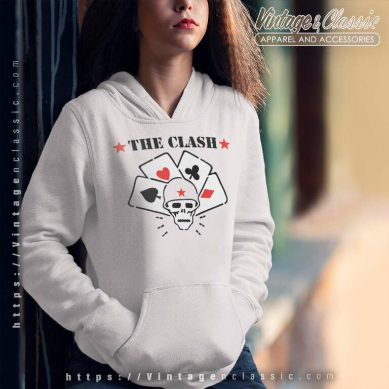 The Clash Shirt Skull Suits Straight To Hell Hoodie The Clash Shirt Skull Suits Straight To Hell Hoodie