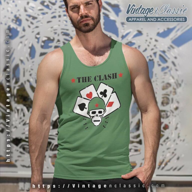 The Clash Shirt Skull Suits Straight To Hell Tank Top Racerback The Clash Shirt Skull Suits Straight To Hell Tank Top Racerback