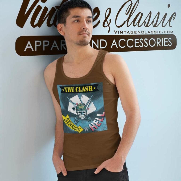 The Clash Shirt Straight To Hell Tank Top Racerback The Clash Shirt Straight To Hell Tank Top Racerback