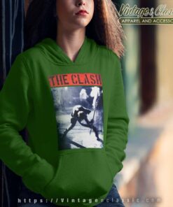 The Clash Smashig Guitar The Clash Smashig Guitar Hoodie