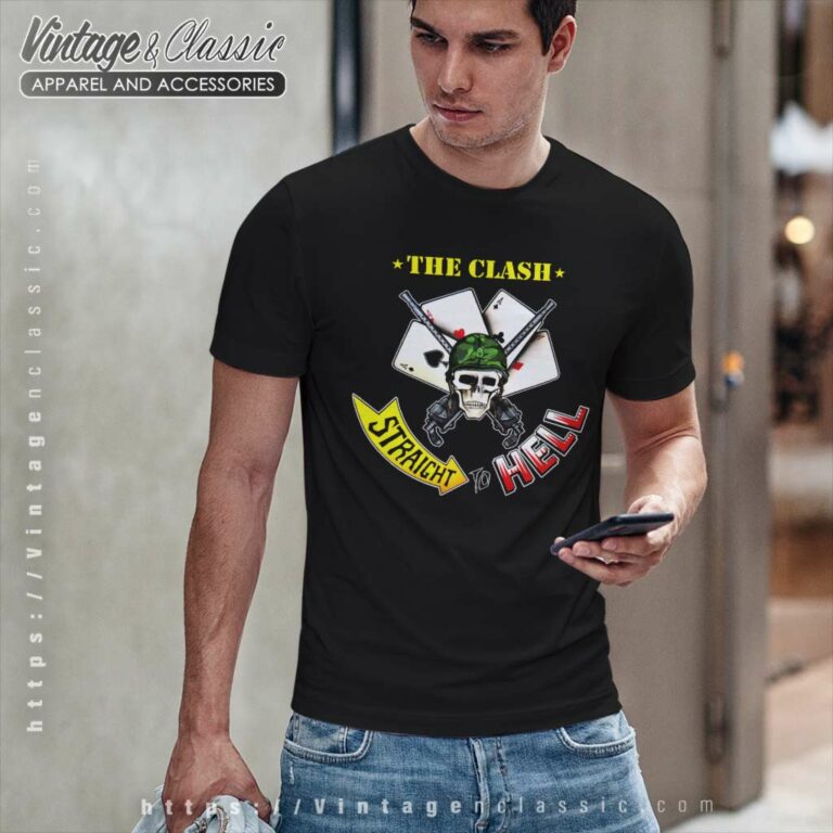 The Clash Straight To Hell T Shirt The Clash Straight To Hell T Shirt