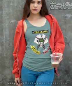 The Clash Straight To Hell Tank Top Racerback