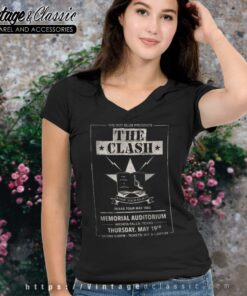 The Clash Texas Tour 83 V Neck TShirt