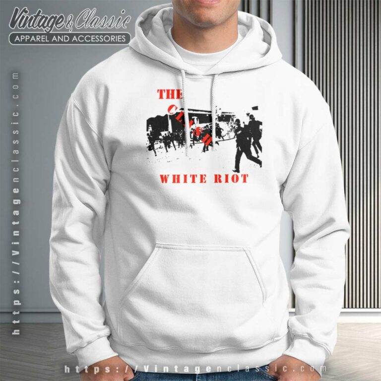 The Clash White Riot The Clash White Riot Hoodie The Clash White Riot The Clash White Riot Hoodie