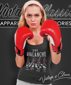 The Colorado Avalanche Walking Abbey Road Signatures Ice Hockey Tank Top Racerback