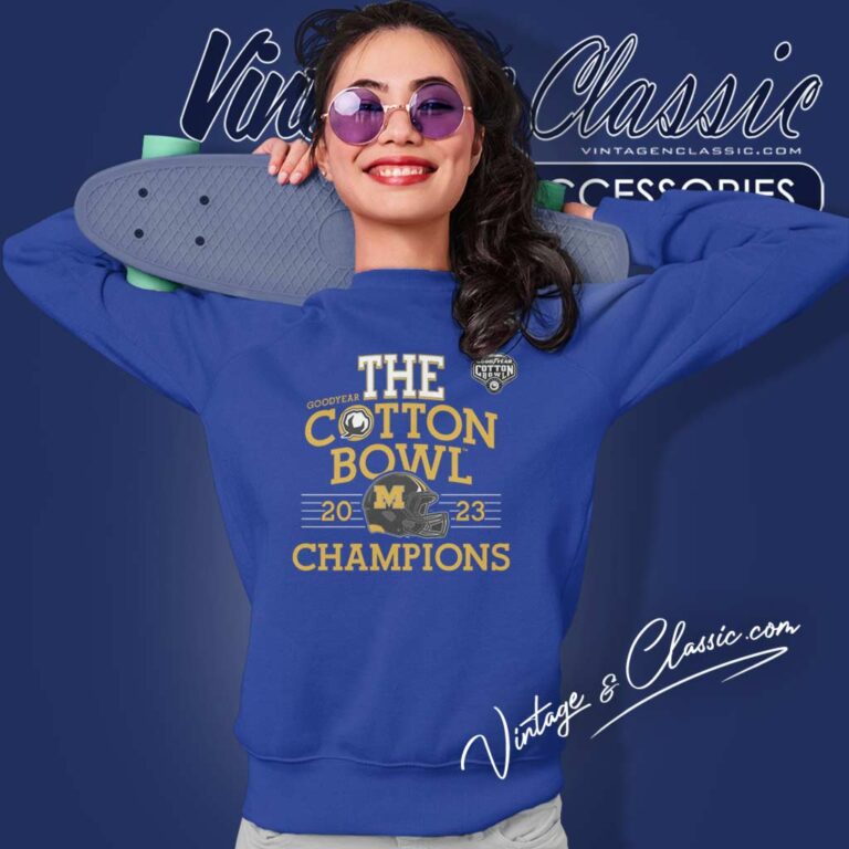The Cotton Bowl Champions Goodyear 2023 Sweatshirt The Cotton Bowl Champions Goodyear 2023 Sweatshirt