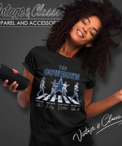 The Cowboys Cross The Road Shirt Nfl Dallas Cowboys Signature Women TShirt