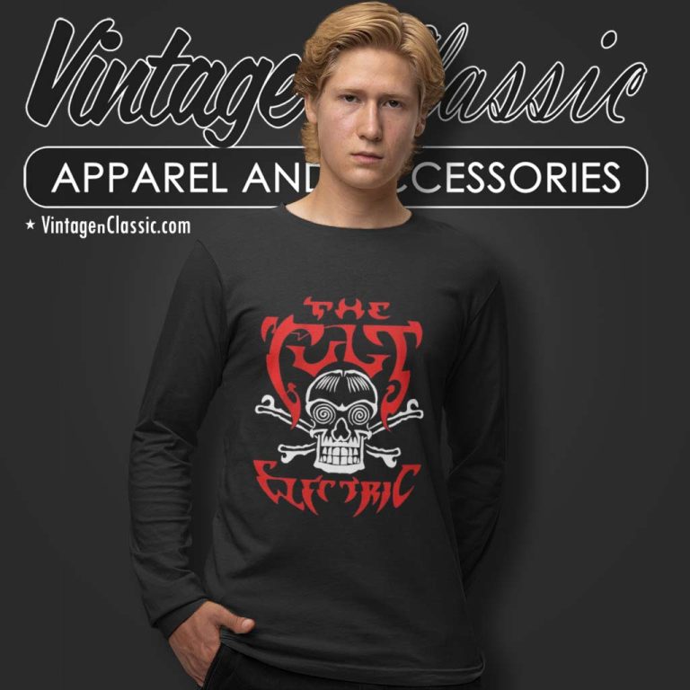 The Cult Electric Skull Long Sleeve Tee The Cult Electric Skull Long Sleeve Tee