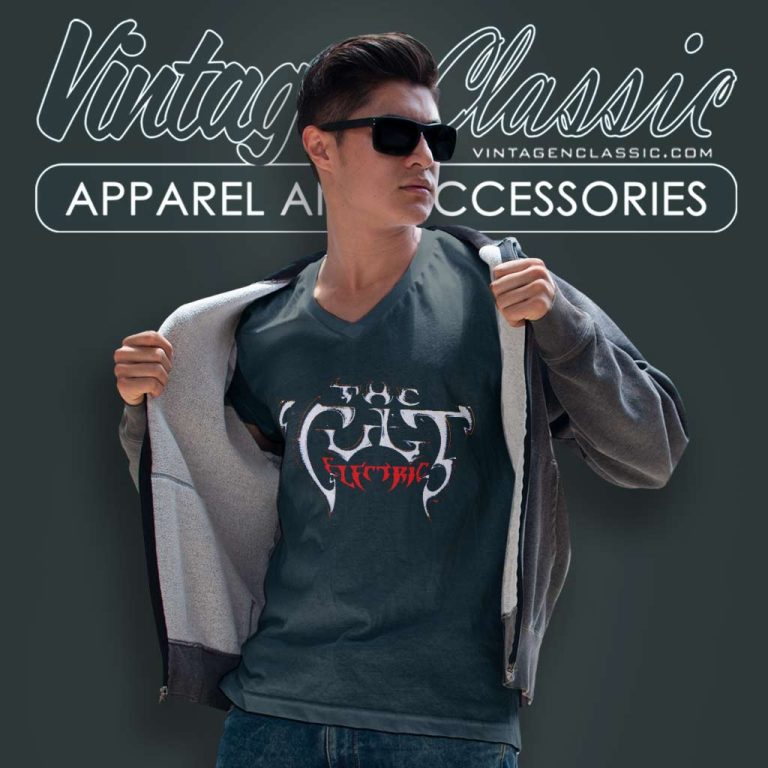 The Cult Logo Band V Neck TShirt The Cult Logo Band V Neck TShirt