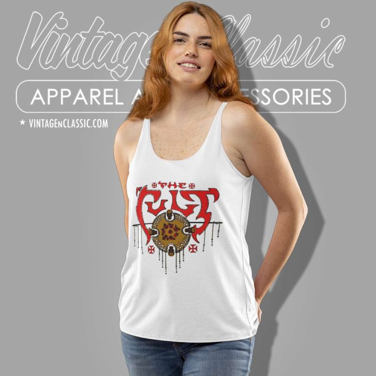 The Cult Logo Vintage Tank Top Racerback The Cult Logo Vintage Tank Top Racerback