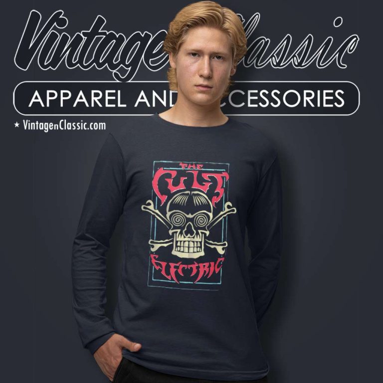 The Cult Shirt Electric Album Artwork Long Sleeve Tee The Cult Shirt Electric Album Artwork Long Sleeve Tee
