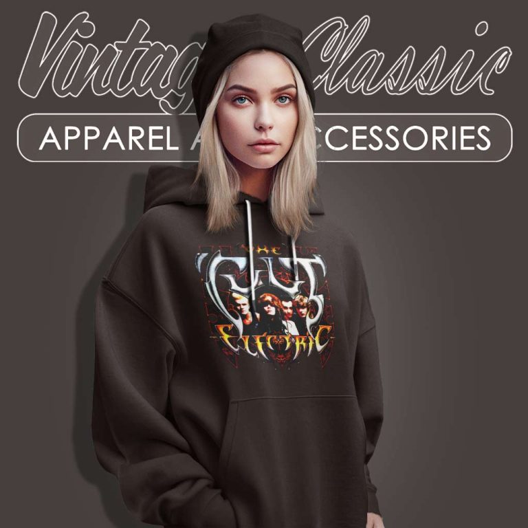 The Cult Shirt Electric Album Cover Hoodie The Cult Shirt Electric Album Cover Hoodie