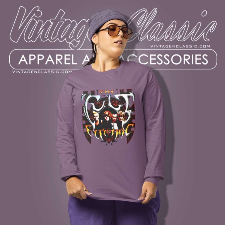 The Cult Shirt Electric Album Cover Long Sleeve Tee The Cult Shirt Electric Album Cover Long Sleeve Tee