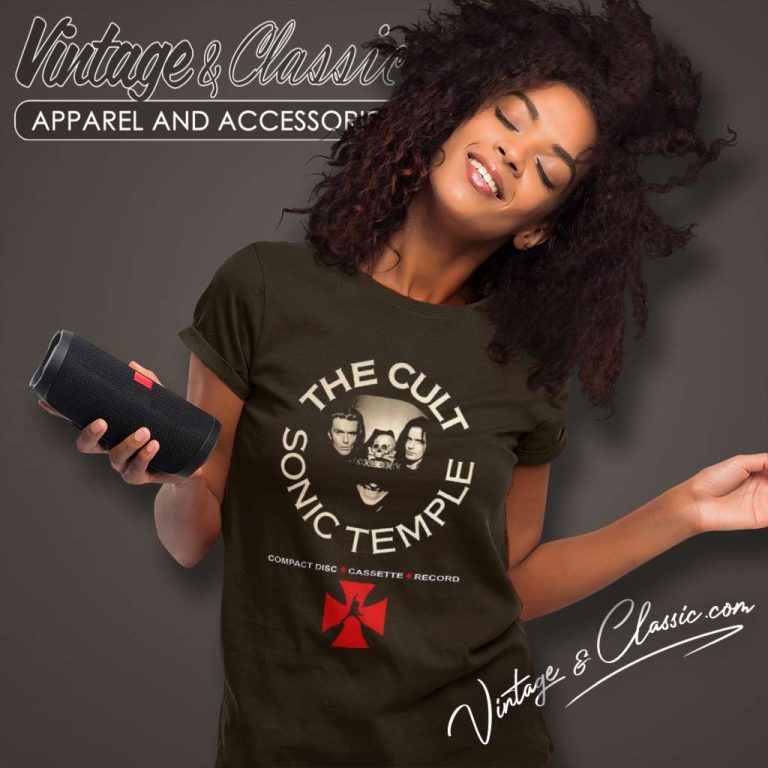 The Cult Shirt Sonic Temple Poster Women TShirt The Cult Shirt Sonic Temple Poster Women TShirt