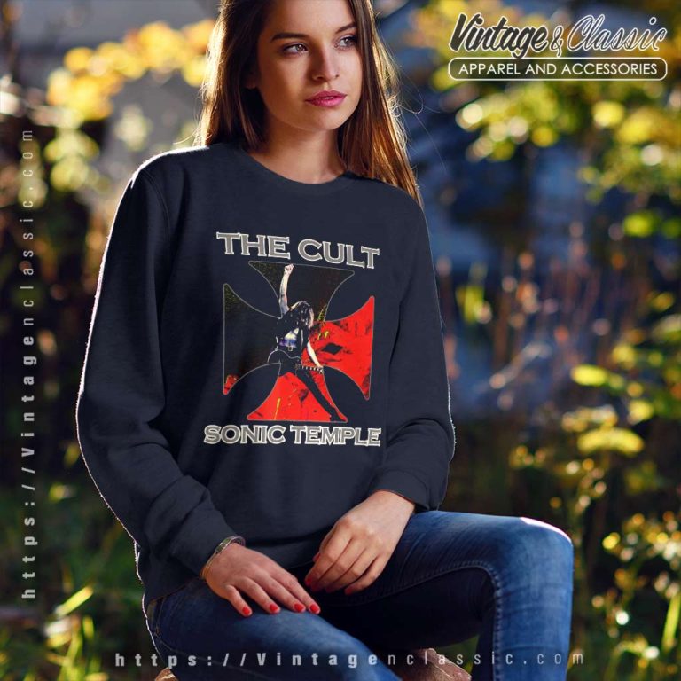 The Cult Sonic Temple Sweatshirt The Cult Sonic Temple Sweatshirt