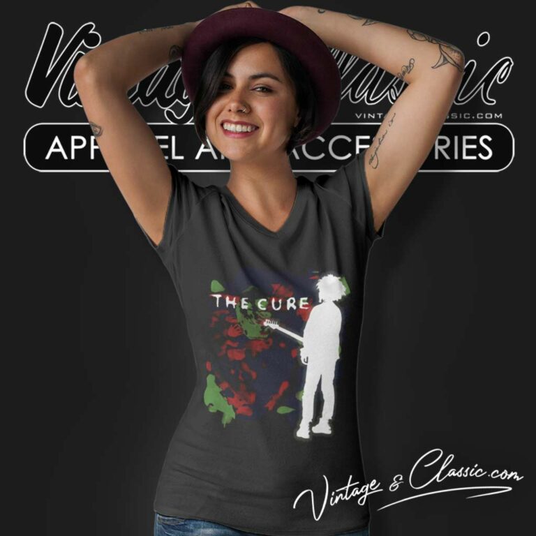 The Cure Amplified V Neck TShirt The Cure Amplified V Neck TShirt