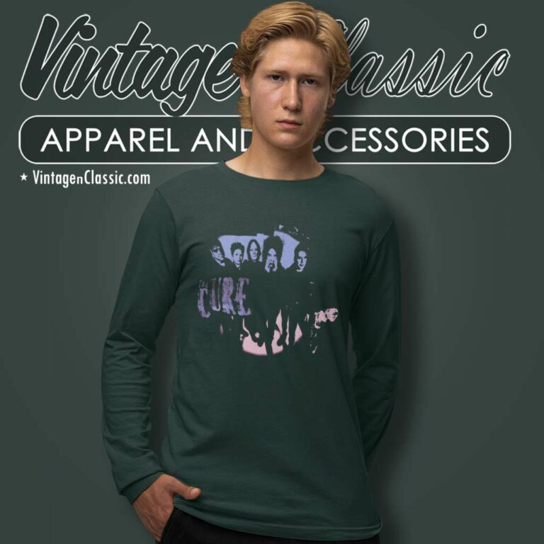 The Cure Group Photo Long Sleeve Tee The Cure Group Photo Long Sleeve Tee