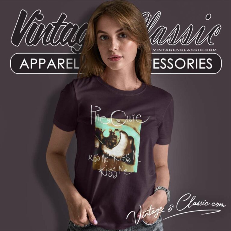 The Cure Kiss Me Kiss Me Kiss Me Album Cover Women TShirt The Cure Kiss Me Kiss Me Kiss Me Album Cover Women TShirt