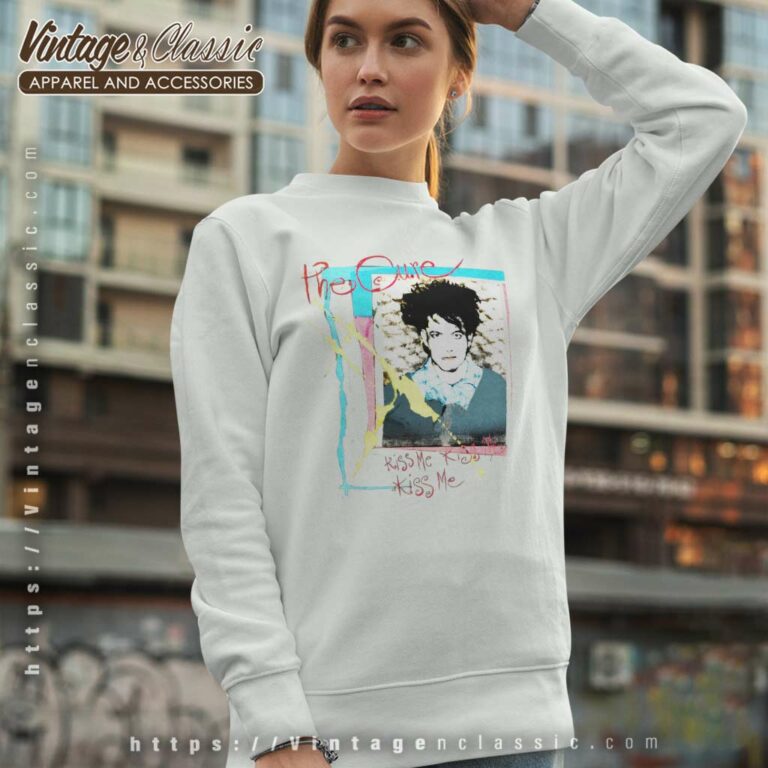 The Cure Kiss Me Sweatshirt The Cure Kiss Me Sweatshirt