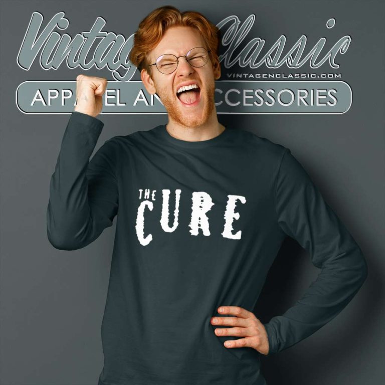 The Cure Logo Band Long Sleeve Tee The Cure Logo Band Long Sleeve Tee