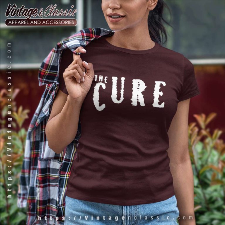 The Cure Logo Band Women TShirt The Cure Logo Band Women TShirt