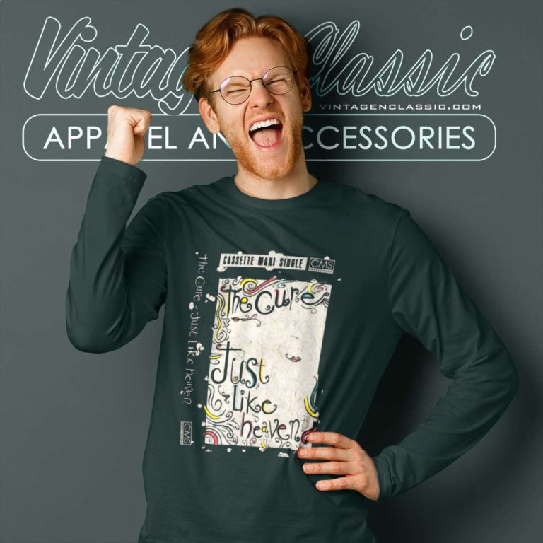 The Cure Shirt Just Like Heaven Poster Long Sleeve Tee The Cure Shirt Just Like Heaven Poster Long Sleeve Tee