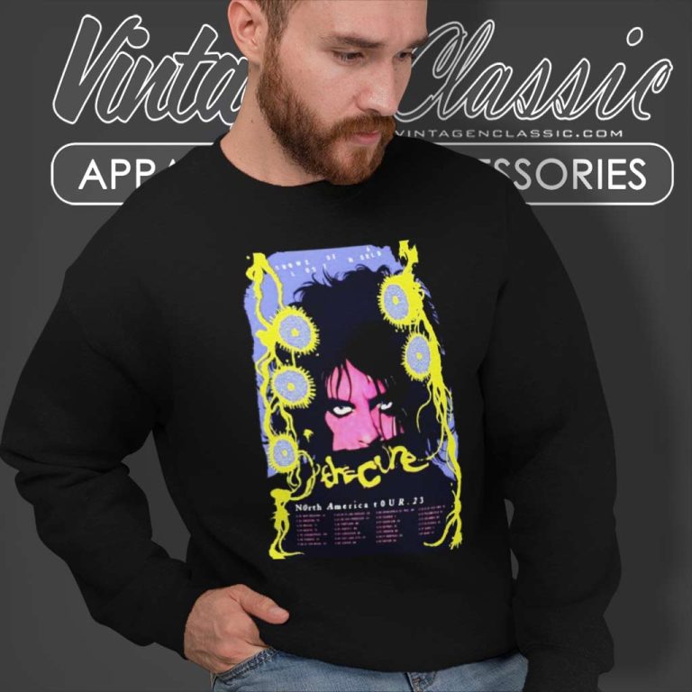 The Cure Shirt North America Tour 2023 Sweatshirt The Cure Shirt North America Tour 2023 Sweatshirt