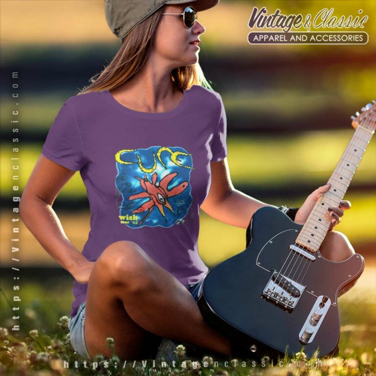 The Cure Shirt Wish Tour 1992 Women TShirt The Cure Shirt Wish Tour 1992 Women TShirt