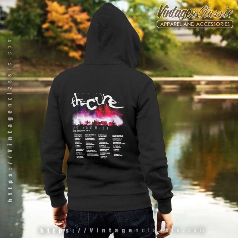 The Cure Shirt World Tour 2023 Backside Hoodie The Cure Shirt World Tour 2023 Backside Hoodie