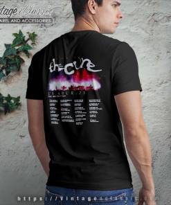 The Cure Shirt World Tour 2023 Backside T Shirt